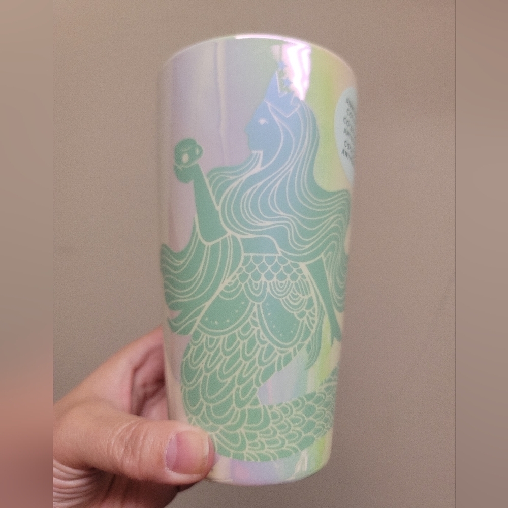 NWT Starbucks 2023 Anniversary Collection Siren Mermaid Ceramic Luster M…